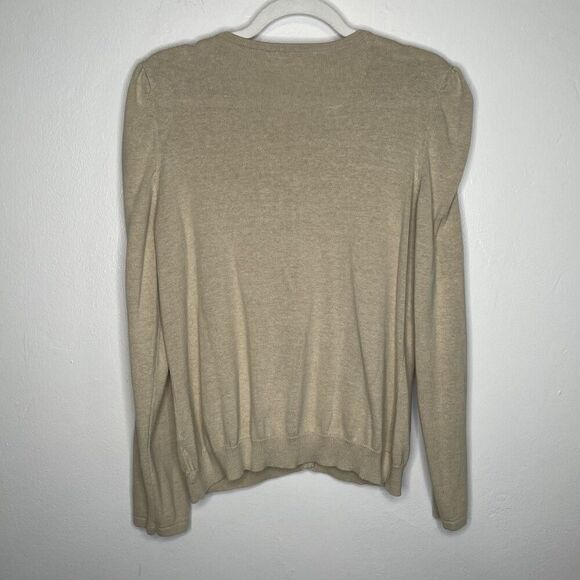 VTG NY Collection Sweater Size L Beaded Long Sleeve Grannycore CottagecoreFairy - Picture 3 of 13